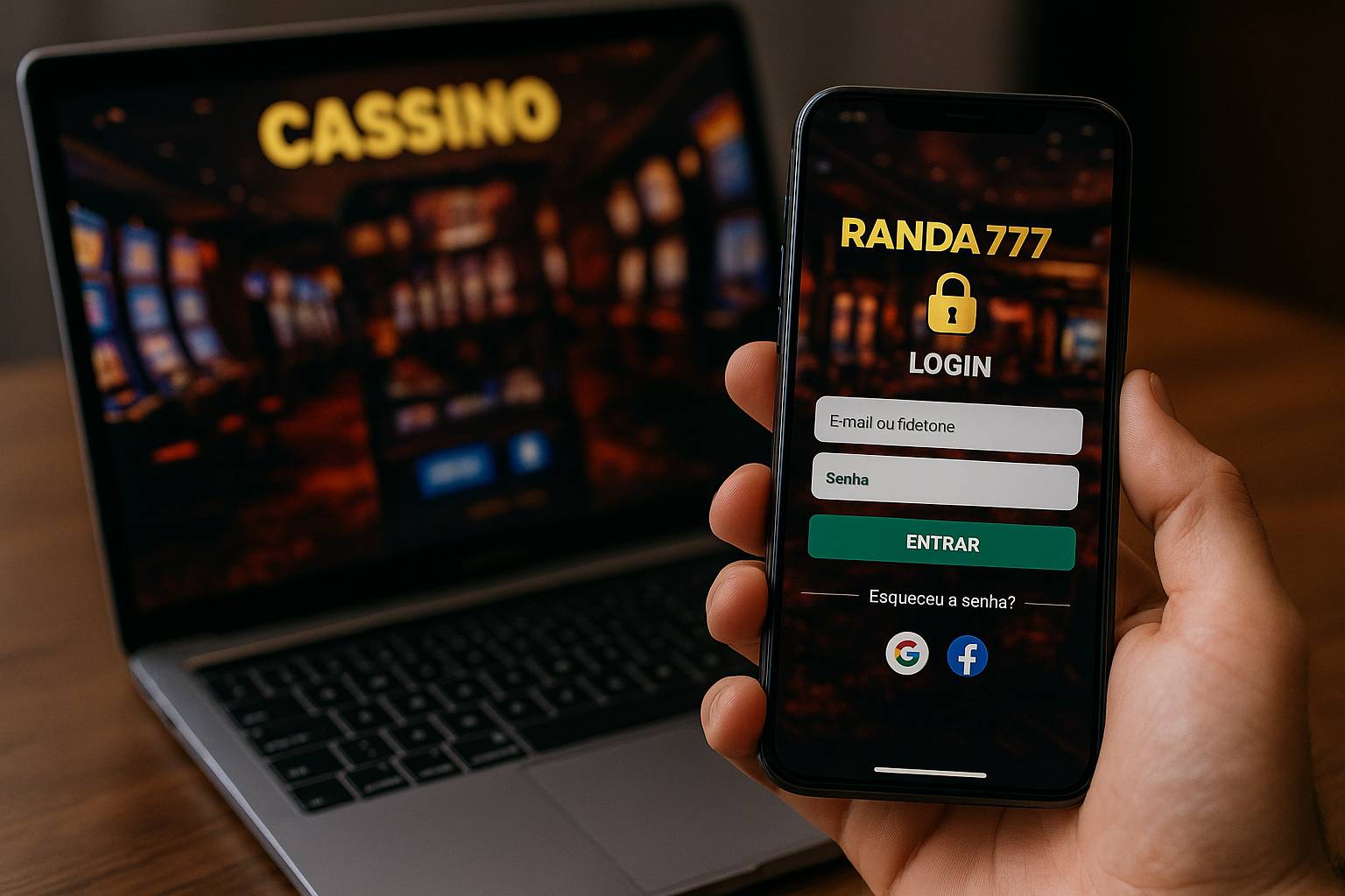 Login no Cassino RAND777